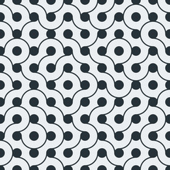 Truchet Random Pattern Generative Tile Art background illustration