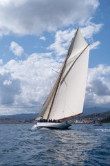 Fototapeta na wymiar Classic sailboat