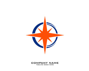 Creative Compass Concept Logo Design Template