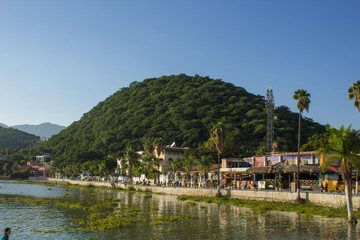 Fototapeta premium house on the river