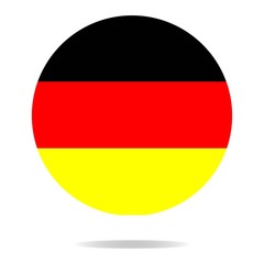 Obraz premium Germany flag, official colors and proportion correctly. National Germany flag. Vector illustration. EPS10.