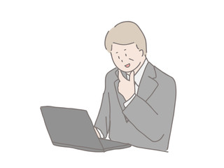 年配のビジネスパーソン　なるほど