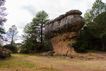The "Ciudad Encantada" located in Cuenca, Spain