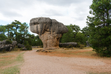 The "Ciudad Encantada" located in Cuenca, Spain