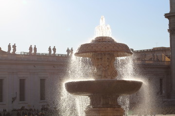 Fuente de San Pietro del Vaticano