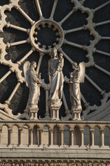 Obraz premium rosace de Notre Dame