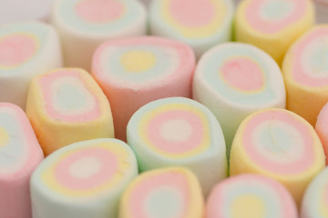 marshmallow pattern background, pastel color dessert, sweet food