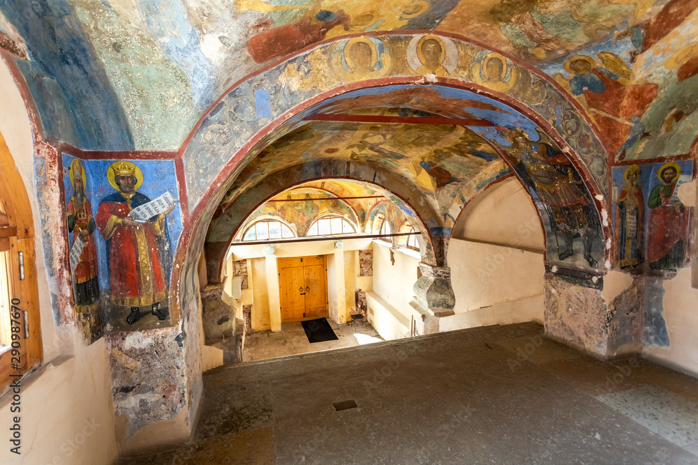 Canvas Prints Ancient Frescoes in Znamensky Cathedral