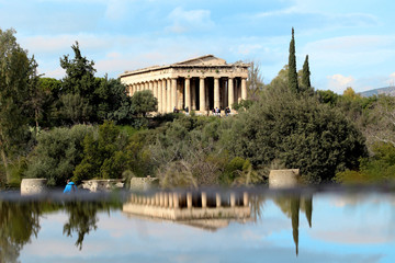 Fototapeta na wymiar Templo griego