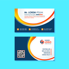 Corporate Business Card Template design with trendy, simple and elegant design. Suitable for  your business cards a professional and luxury class