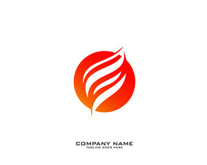 Fire flame Logo Template