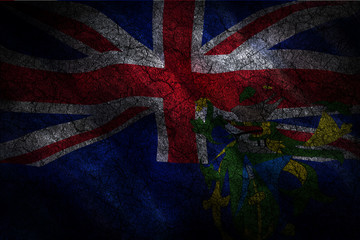 Grunge Pitcairn Islands flag