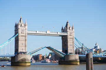 Obraz na płótnie Canvas Tower Bridge in London, the UK. Tower Bridge in London has stood over the River Thames