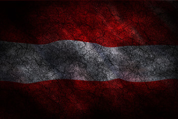 Grunge Austria flag