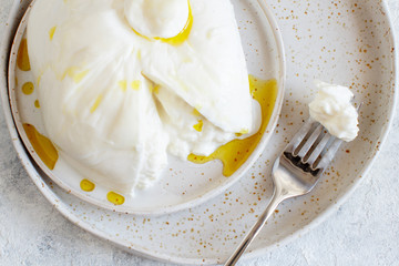Italian cheese burrata