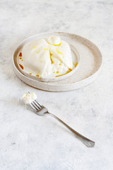 Italian cheese burrata
