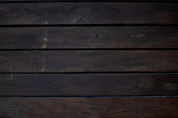 Fototapeta premium Dark brown wooden planks background