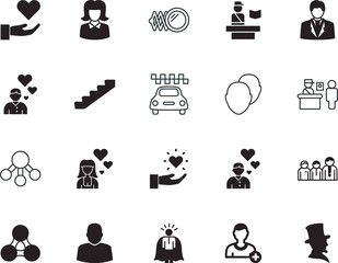 people vector icon set such as: lifeguard, linear, city, front, vehicle, trip, super, vanity, transport, pixel, small, plus, floor, building, infographic, step, structure, ride, create, employee