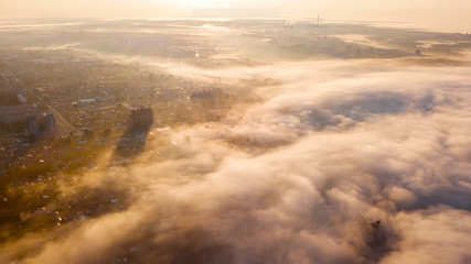 clouds over mountains