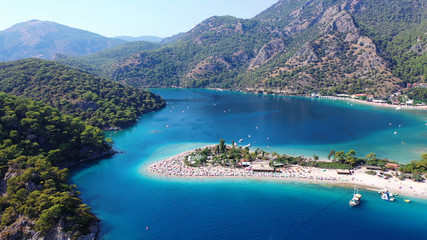 Oludeniz Blue Lagoon.  Oludeniz is a amazing beach on the southwest coast of Turkey.