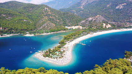 Oludeniz Blue Lagoon.  Oludeniz is a amazing beach on the southwest coast of Turkey. © Tarik GOK