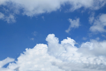 Fototapeta premium Blue sky and white cloud