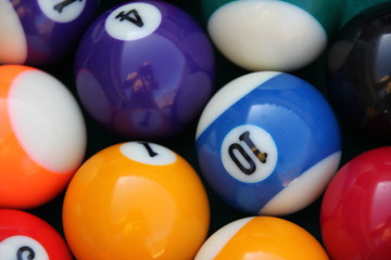 billiard balls
