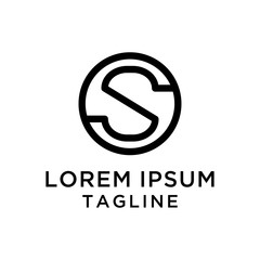 initial letter logo OS, SO, logo template