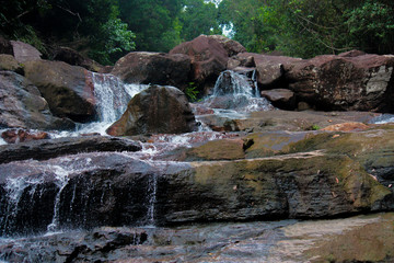 waterfall in kanneliya sri Lanka
