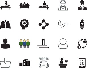 people vector icon set such as: police, imagination, speed, connection, taxi, basket, ski, hat, shop, body, interview, workplace, stethoscope, figure, sketch, hug, helmet, object, officer, structure