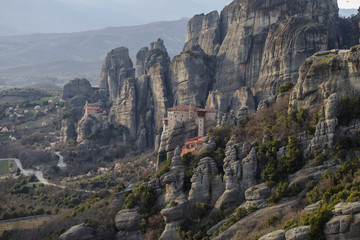 Fototapeta na wymiar Trip to Meteora Monasteries in Greece