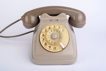 Telefono con cornetta vintage