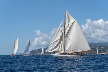 Fototapeta premium Classic yacht regatta