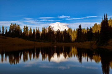 Mt Rainier Reflected in Lake