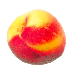 Nectarine fruit close-up 3d rendering with realistic texture