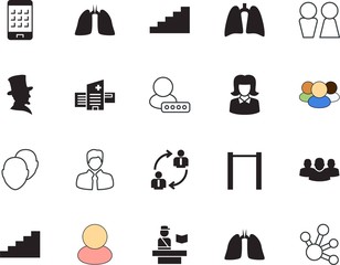 people vector icon set such as: horizontal, lifestyle, glyph, corporate, password, logo, gate, policeman, service, identity, admin, thin, abraham, privacy, computer, universal, toilet, clients, data