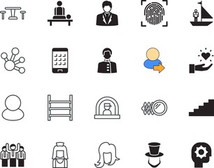 people vector icon set such as: history, therapist, mind, vanity, faith, creativity, lincoln, media, outdoor, step, sailing, menu, clinical, networking, talk, linear, healthcare, street, sketch