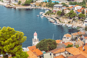 View from St. Michael's Fortress, Sibenik, Croatia