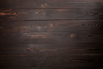 top view of brown wooden surface with copy space