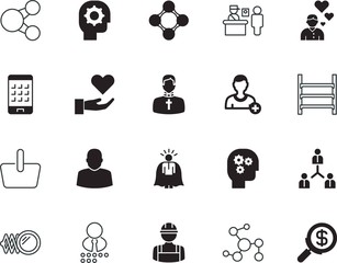 people vector icon set such as: professional, hat, male, ui, priest, luggage, cape, policeman, phone, custom, workman, talk, chart, border, day, sharing, immigration, health, manufacturing, contact