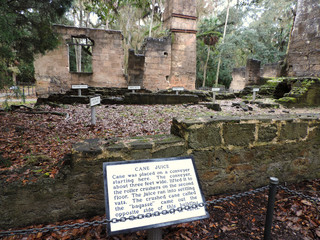 Bulow Plantation Ruins Historic State Park near Daytona - Monument listed on the National Register...