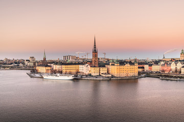 Naklejka na ściany i meble Stockholm city in Sweden.