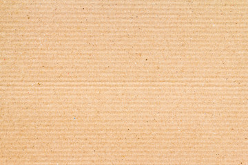 Fototapeta na wymiar Brown paper box or Corrugated cardboard sheet texture