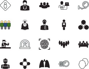 people vector icon set such as: gender, identity, up, washroom, respiratory, journey, diagnosis, immigration, cape, nose, bronchi, cardiology, hero, organ, finger, idea, girl, industrial, tech
