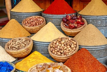 spices in market