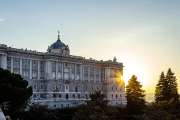 Fototapeta na wymiar Palácio Real Madrid
