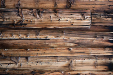 Background in old rustic wooden plank