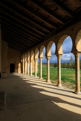 León,Spain,4,2015; Monastery of San Miguel of Escalada founded at the end of ninth century.