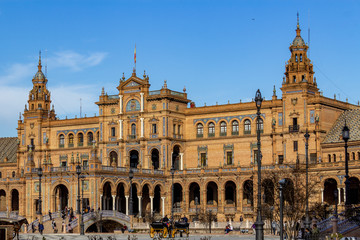 Obraz premium Praça de Espanha - Sevilha - Espanha