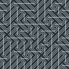Truchet Random Pattern Generative Tile Art background illustration